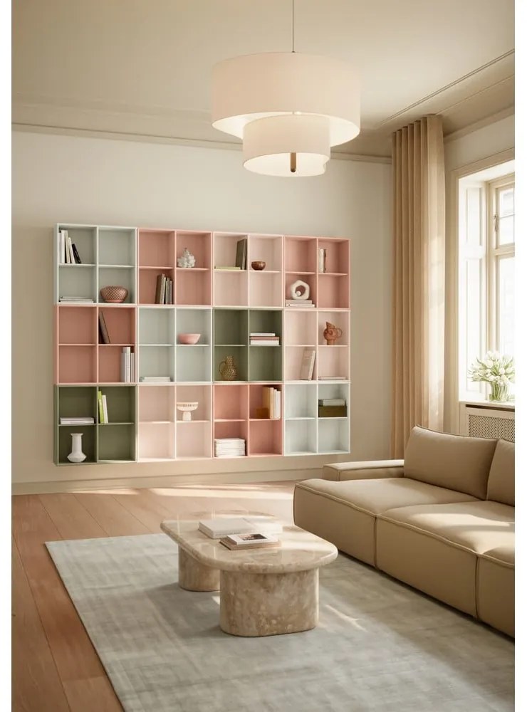 Висяща библиотека в цвят мента 70x70x27 cm Mistral – Hammel Furniture