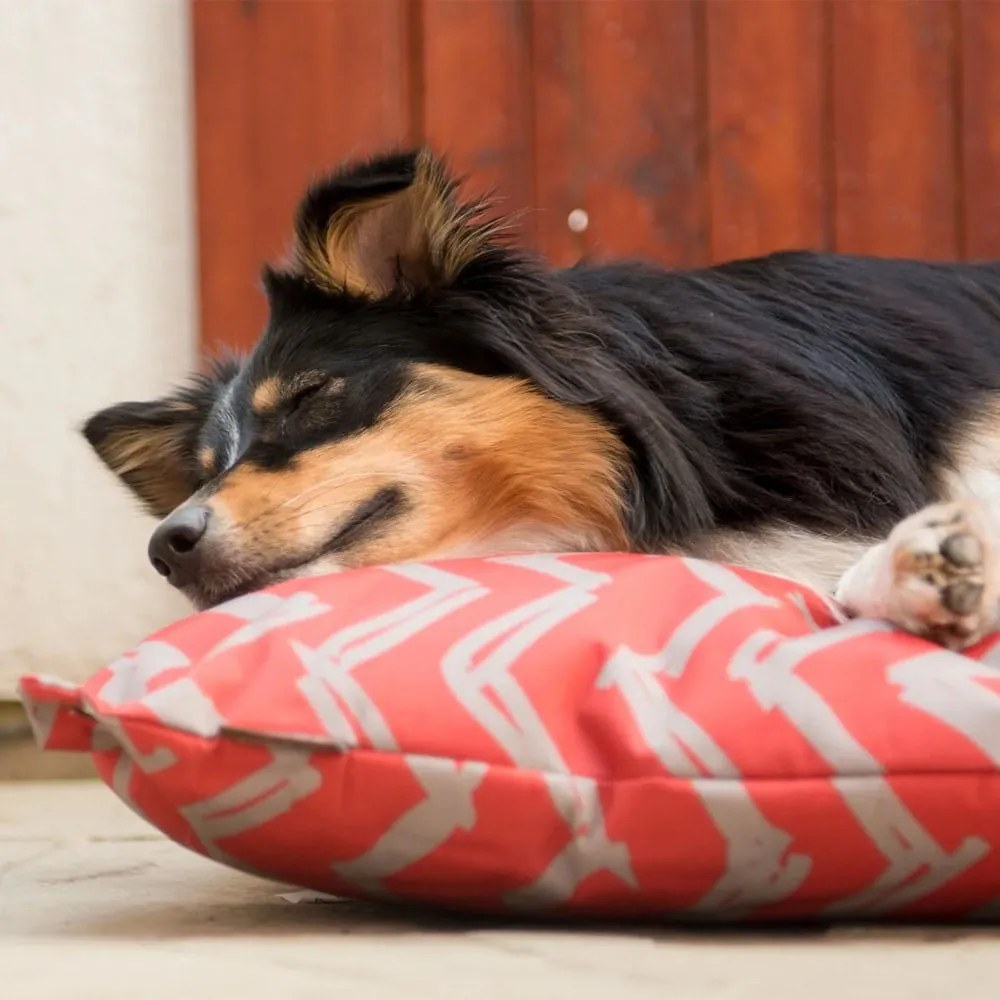 Червено легло за куче 90x120 cm Outdoor Bed Barn Red L – P.L.A.Y.