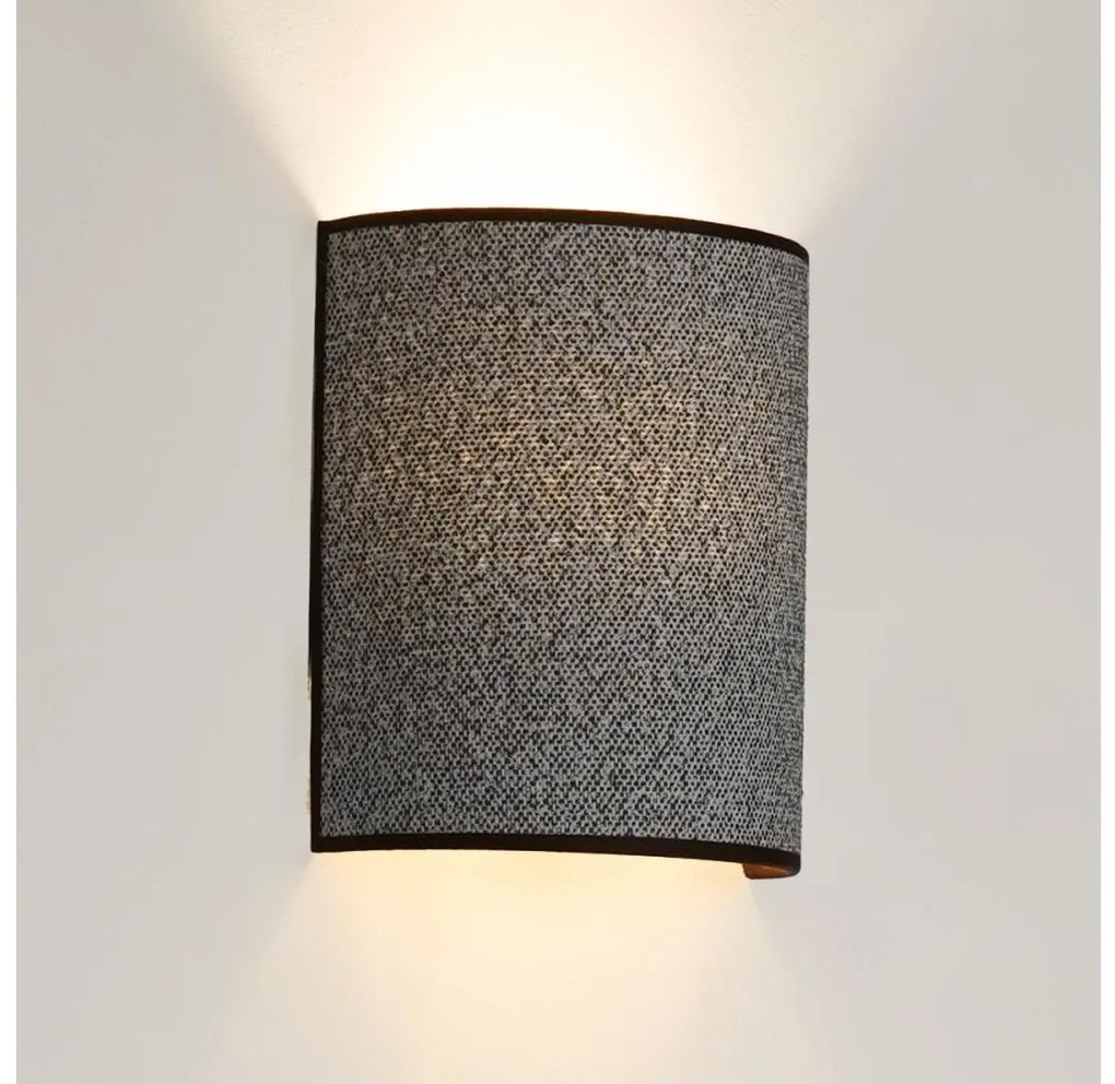 Brilagi - Аплик SEMI 1xE27/15W/230V Ø 20 см сив