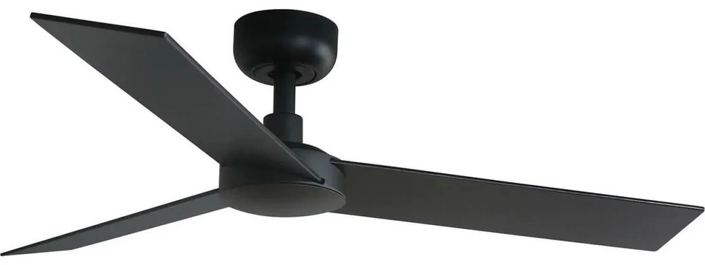 FARO 34296WT-Вентилатор за таван RUDDER S черен Ø 106 см WT + дистанционно управление