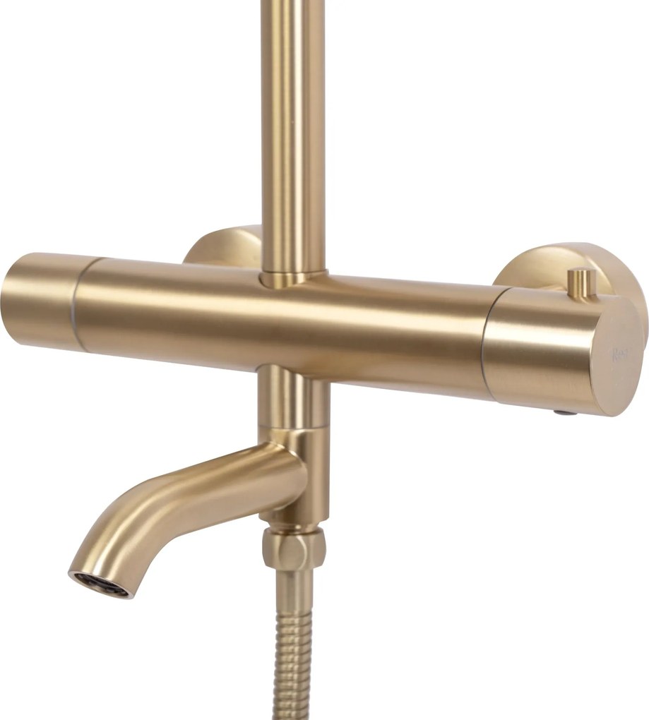 Комплект за душ с термостат REA Lungo Gold Brush