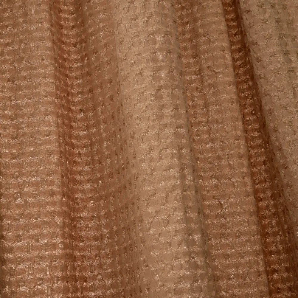 Кафява завеса 140x183 cm Muscat Waffle – Pineapple Elephant