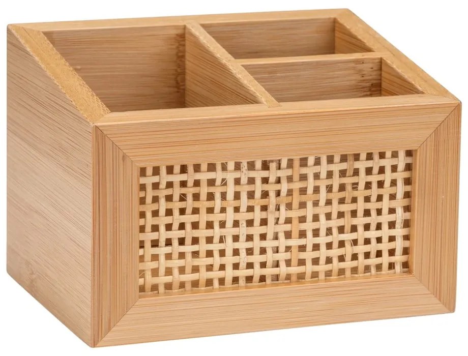 Бамбуков органайзер за баня Allegre, 12 x 9 cm - Wenko