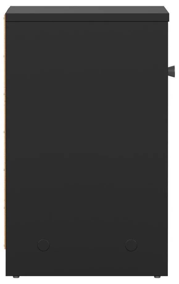 Черно нощно шкафче May – Tvilum