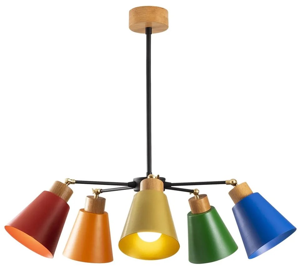 Висящо осветително тяло с метален абажур ø 58 cm Manavgat – Opviq lights