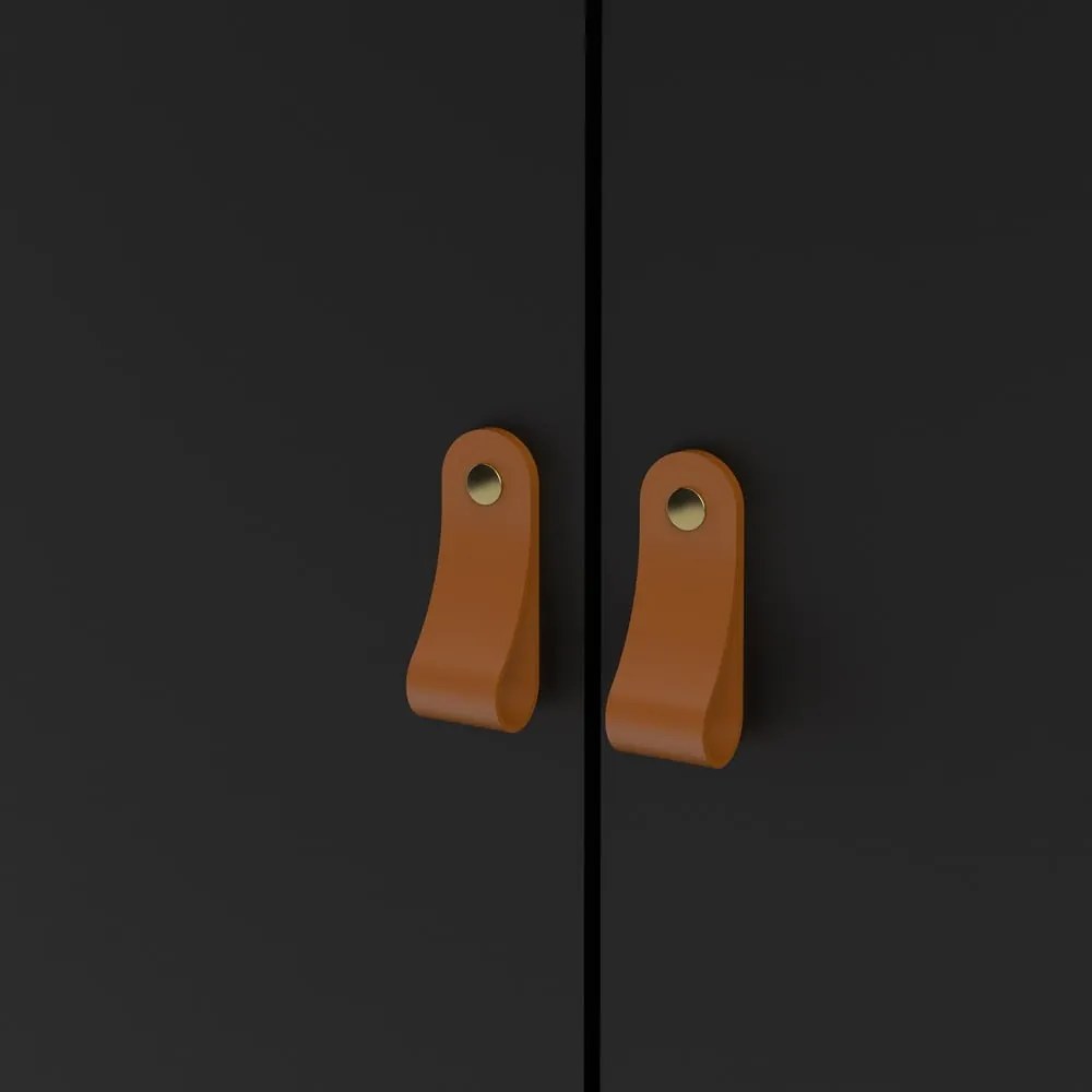 Черен гардероб 150x199 cm Madrid – Tvilum