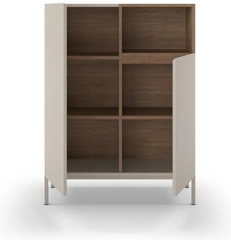 Кремаво шкафче 90x120 cm Cailin – Marckeric