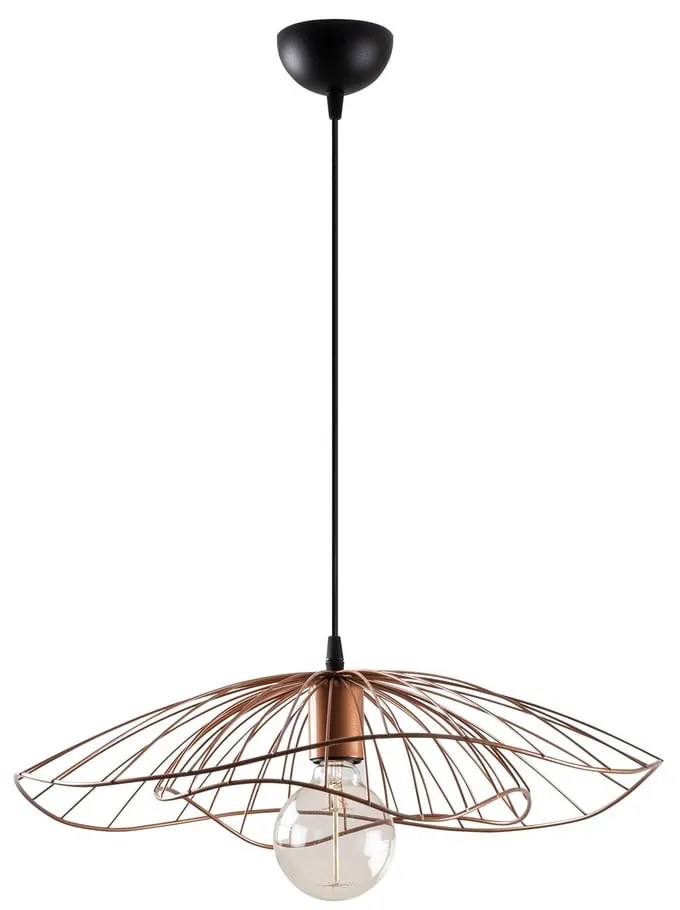 Висящо осветително тяло в меден цвят ø 50 cm Farac – Opviq lights