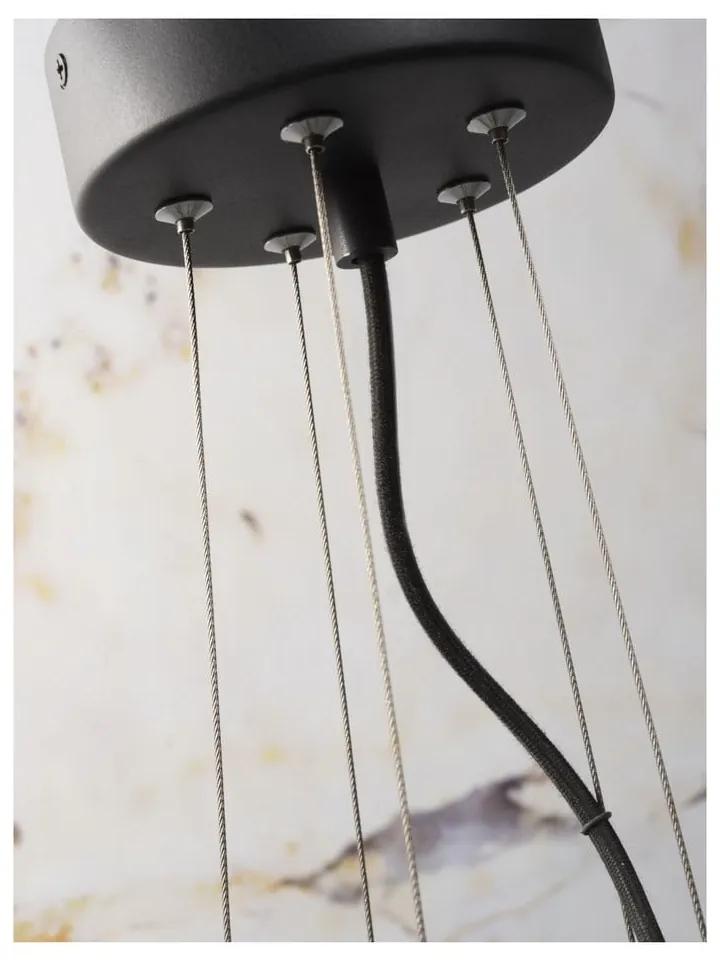 Черна висяща лампа за 5 крушки Biarritz - it's about RoMi