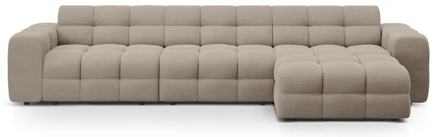 Кафяв ъглов диван (десен ъгъл) Kendal – Micadoni