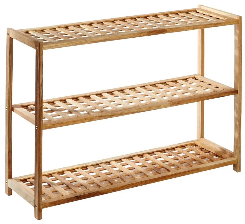 Стойка за обувки от масивен орех в естествен цвят – Premier Housewares