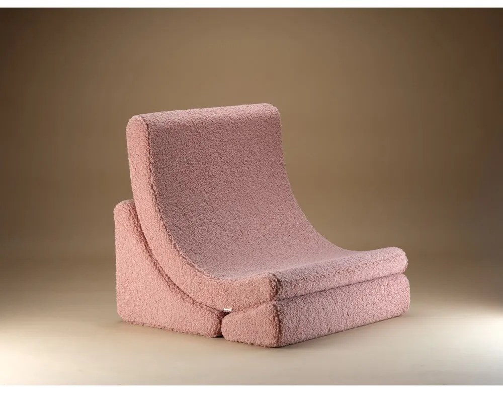 Розов детски стол от букле Moon – Wigiwama