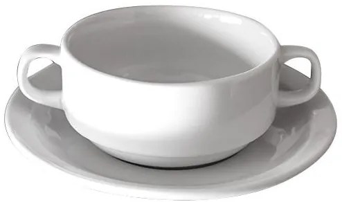 Horecano - Порцеланова купичка консуме 300мл с подложна чинийка (BN-20021) - Китайски порцелан