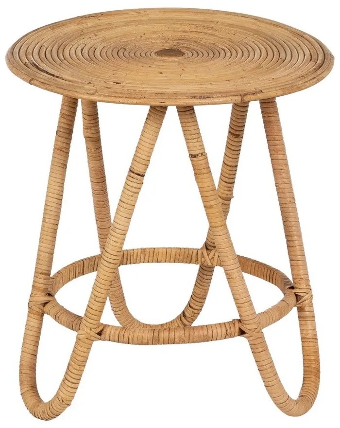 Ратанова кръгла странична масичка ø 60 cm – Ixia