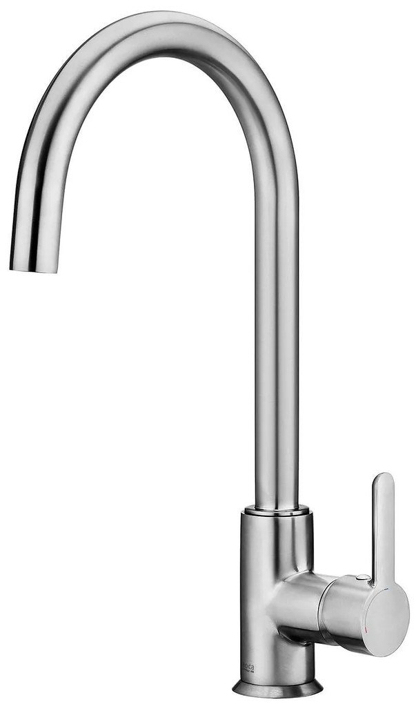 Смесител за кухненска мивка, A5A7409CM0, Roca, Cold Start, матиран хром, 39.4х23.7см