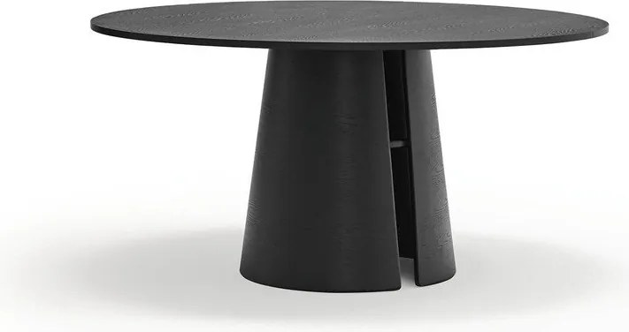 Кръгла трапезна маса от декор от ясен ø 157 cm Cep – Teulat