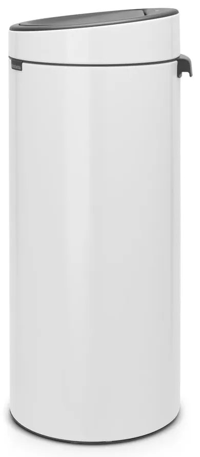 Бяло стоманено кошче за боклук, отваряне с докосване 30 l Touch Bin – Brabantia