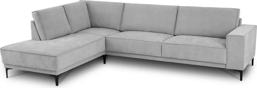 Сив ъглов диван (ляв ъгъл/L форма) Copenhagen – Scandic