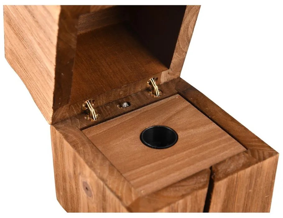 Кафява настолна лампа (височина 16 cm) Treasure - Trio