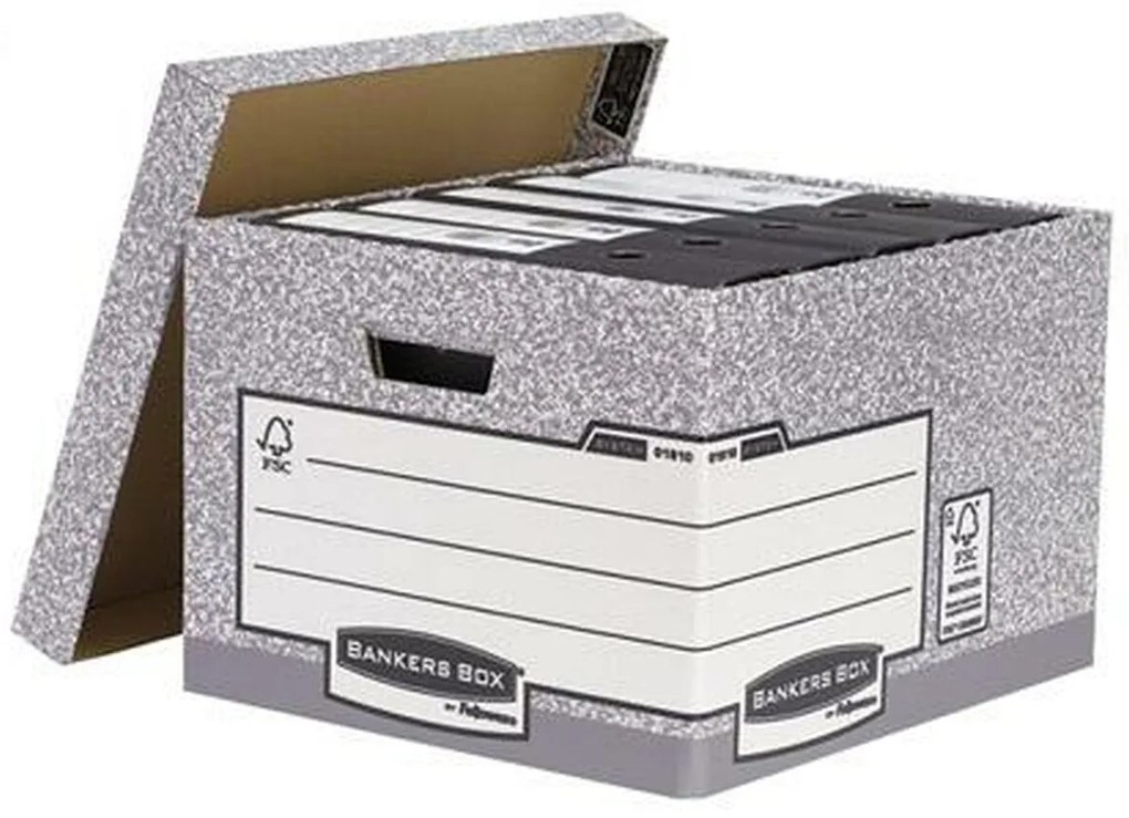 Кутия за Файлове Fellowes Сив (29,4 x 38,7 x 44,5 cm)