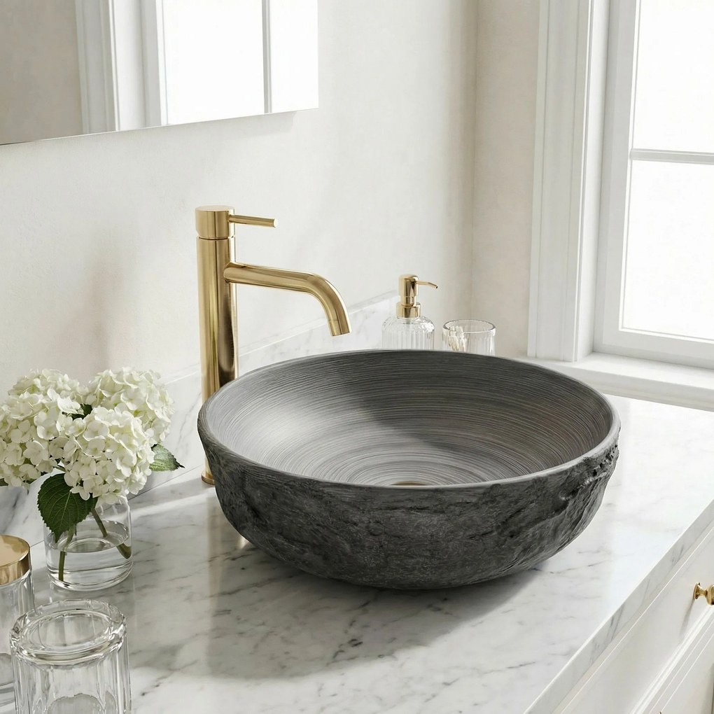 Умивалник за плот Rea Babilon Silver