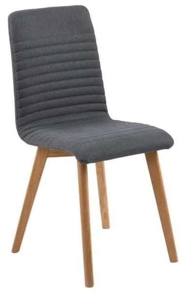 Комплект от 2 антрацитно сиви трапезни стола Arosa - Actona