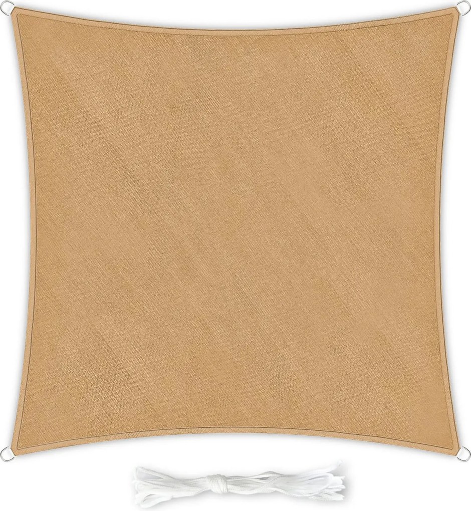 Blumfeldt Квадратен сенник, 5 х 5 м, полиестер, дишаща материя