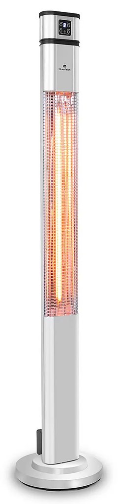 Blumfeldt Heat Guru Plus, инфрачервен нагревател, 2000 W, 3 нива на отопление, дистанционно управление, сребърен