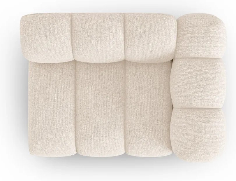 Кремав модулен диван (десен ъгъл) Lupine – Micadoni Home