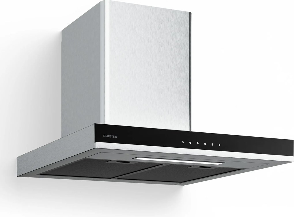 Klarstein Verosteel абсорбатор 60 см, Елегантен, минималистичен, мощен, Клас на енергийна ефективност A++, 881,6 м³/h