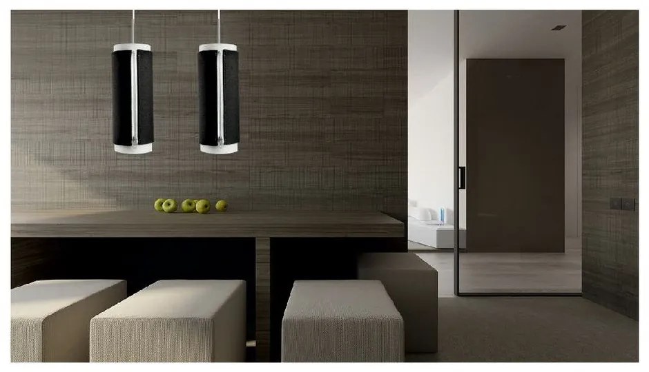 Черно висящо осветително тяло Zip Star Large - Vivorum