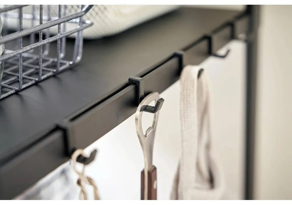 Матово черно стоманен стелаж 60x90x46,5 cm Tower – YAMAZAKI