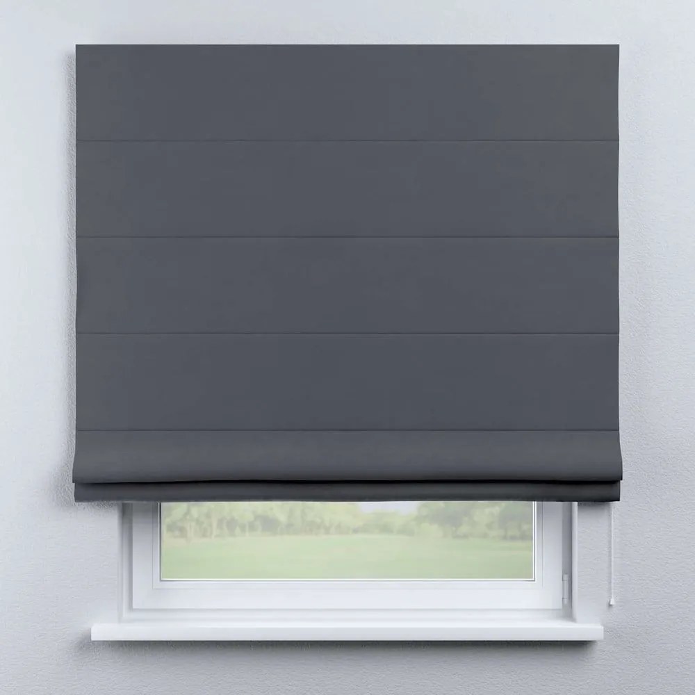 Сива римска щора 170x100 cm Posh Velvet - Yellow Tipi