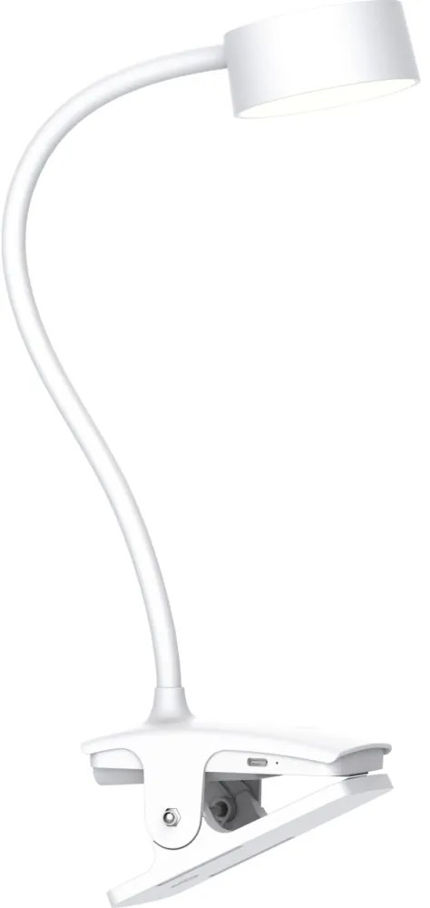 Solight WO3001-W LED гъвкава лампа с клипс 2W 5V 3000/4000/6500K бяла