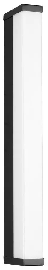 Матово черно LED осветление за стена (дължина 42 см) Fabio - Trio