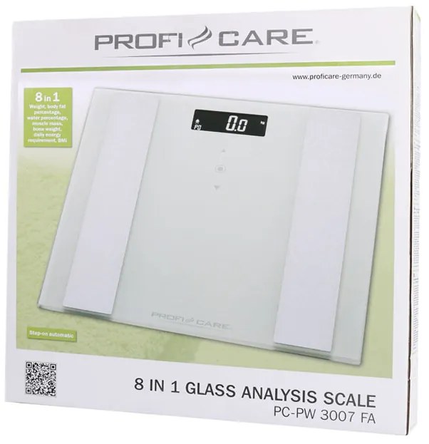 Електроника Везна за баня Profi Care PC-PW 3006 FA 8 в 1-Черен