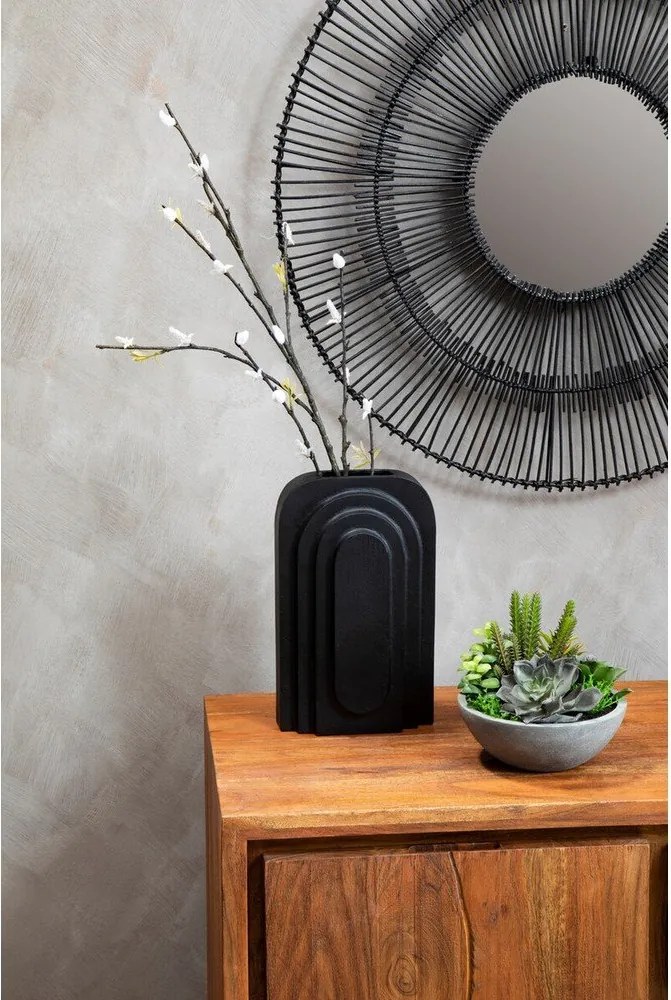 Скрин от масивна акация в тъмно естествен цвят 92x82x40 cm Simla – Premier Housewares