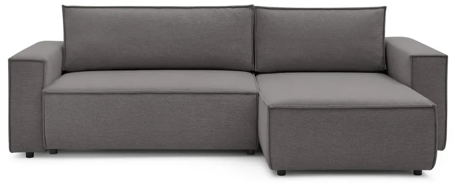 Сив променлив разтегателен диван Nihad - Bobochic Paris