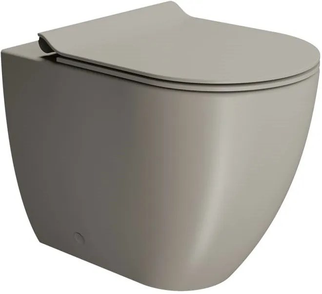 Мивка Pura/55 Swirlflush с капак Super Slim MS86SC GSI-Тъмно сиво