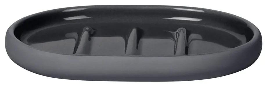 Антрацитна керамична сапунерка Sono - Blomus