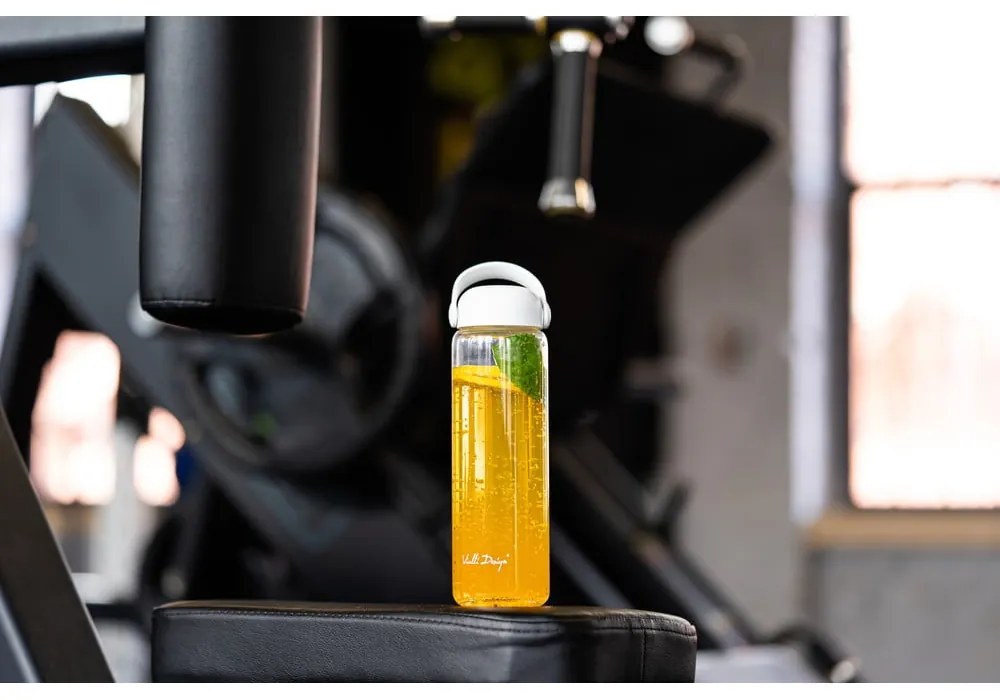 Бяла стъклена бутилка 540 ml Fuori – Vialli Design