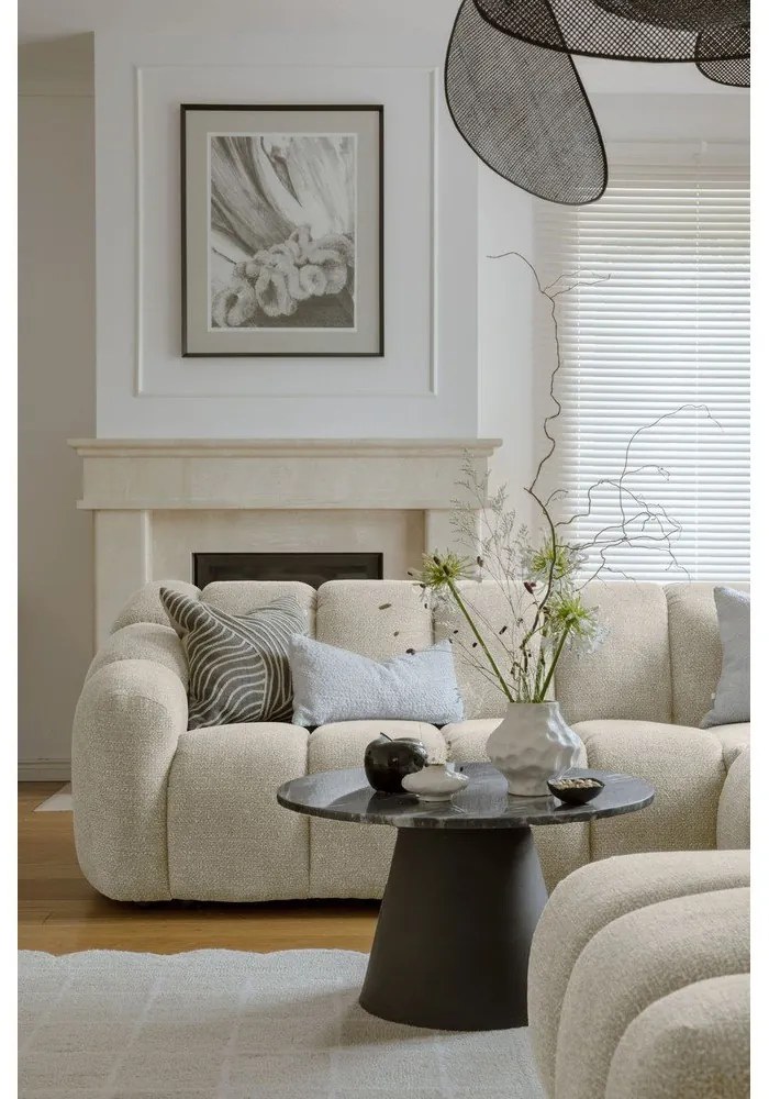 Бежов ъглов диван (ляв ъгъл/U форма) Shell – Miuform