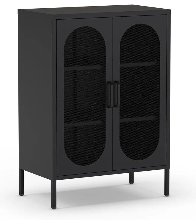 Черно шкафче 70x100 cm Diora – Marckeric
