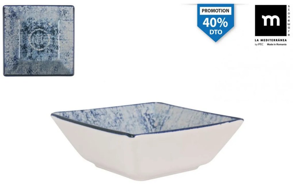 Дълбока купа LA MEDITERRANEA Electra, 13x13 cm, порцелан