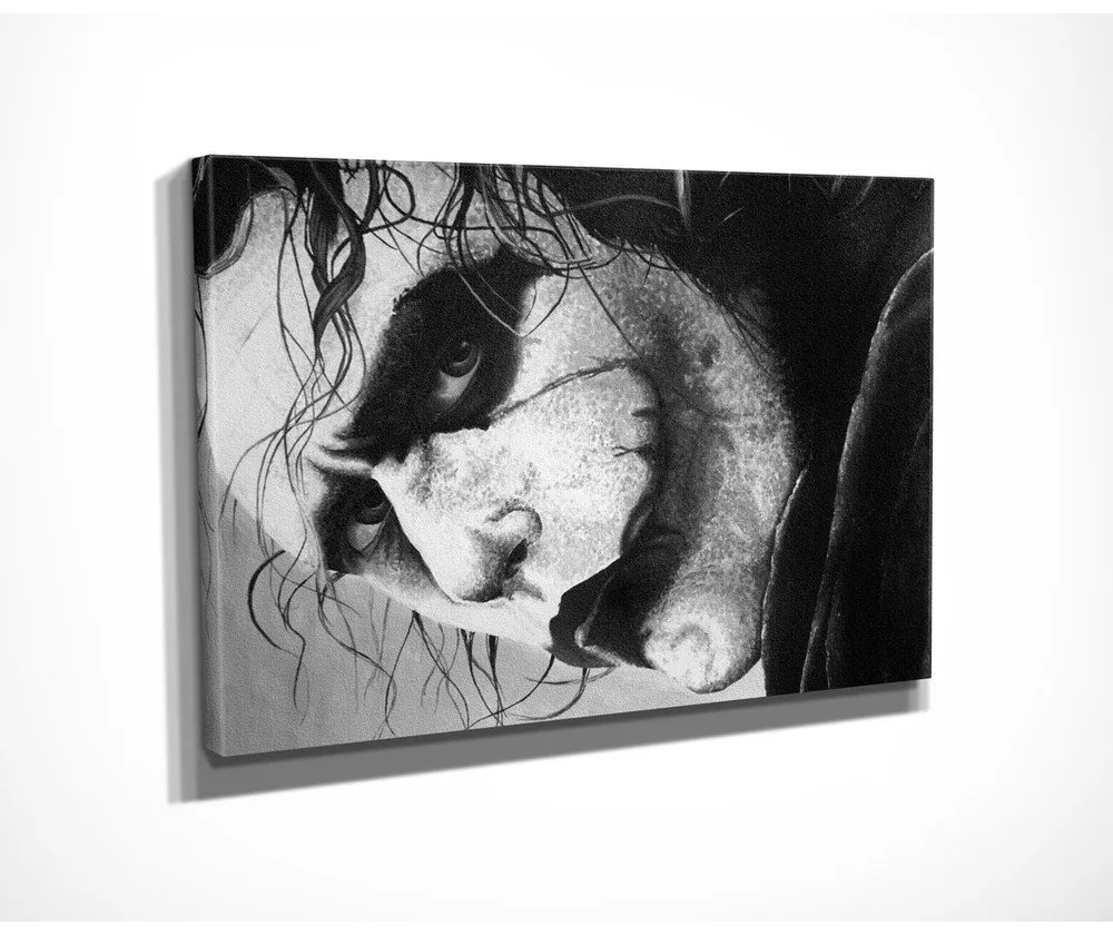 Картина за стена върху платно Жокер, 40 x 30 cm - Wallity