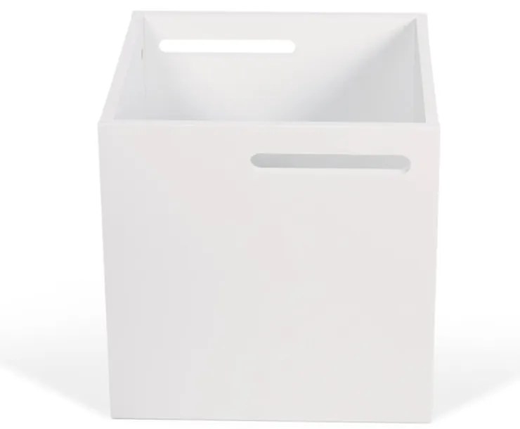 Бяла кутия за съхранение на книжарница Berlin - TemaHome