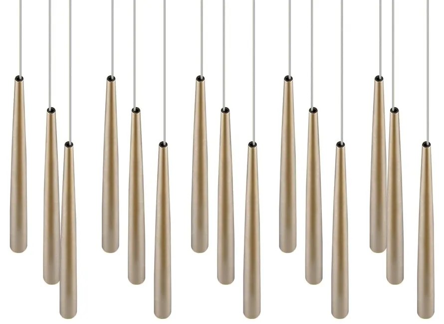 LED висящо осветително тяло в златист цвят Cala – Trio Select