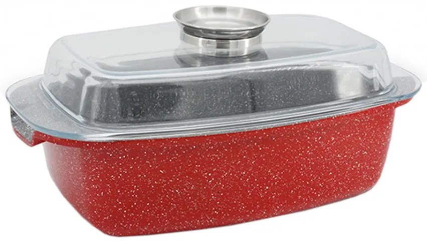 Ростер ZEPHYR Red Passion ZP 4321 EM32A, 32 см, 5 литра, Дозатор за течности, Мраморно покритие, Червен