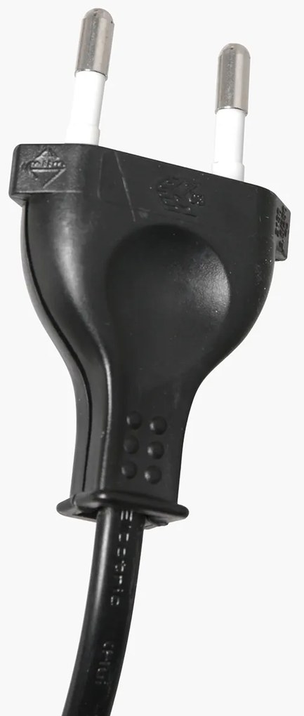 Modere vloerlamp zwart dimbaar - Anne ZigZag