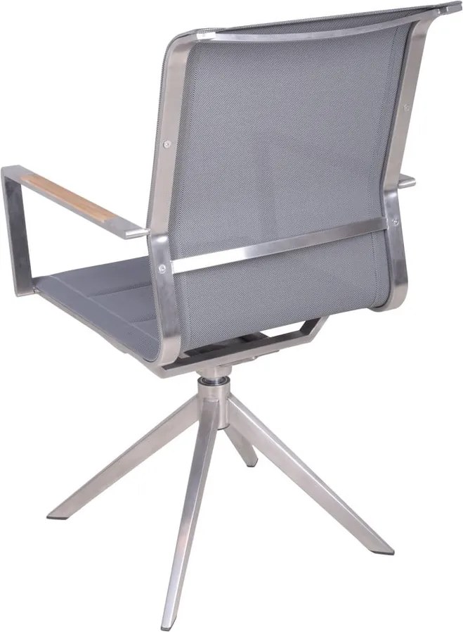 Сив градински стол метален Salida – Garden Pleasure